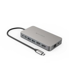 "Hyper HyperDrive Dual HDMI 10-in-1 T HDM1H-GL - Ultimate Connectivity Solution"